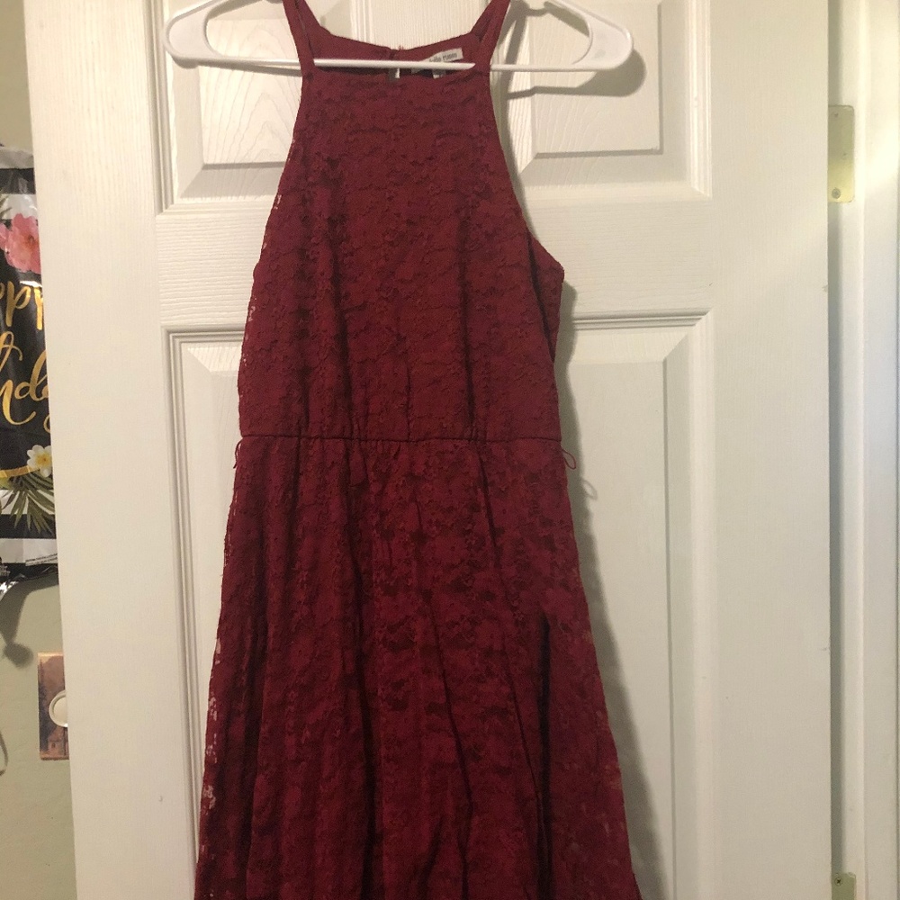 Red dress